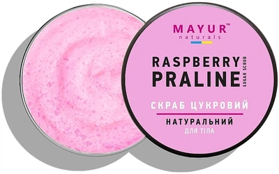 Скраб для тела сахарный "Малиновое пралине" натуральный - Mayur 250ml (1300745-1602457)