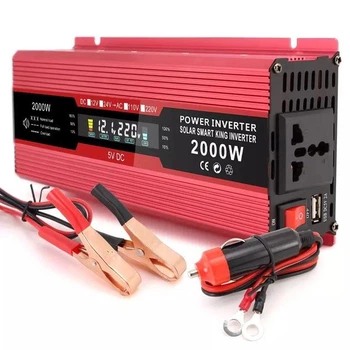 Инвертор Carmaer 12V/220V AC/DC USB-выход 1000W/2000W