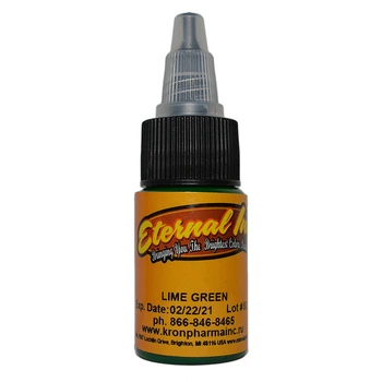 Тату краска Eternal Lime Green 15мл USA
