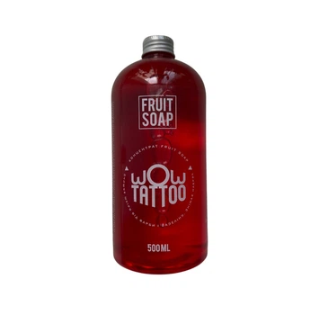 Рожеве мило для тату WOW Tattoo Fruit Soap 500мл UKR