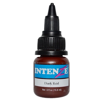 Тату краска Intenze Dark Red 15мл USA