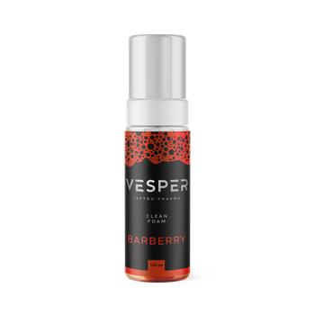 Піна для тату Vesper Red Cleaner Foam Barberry 150мл UKR