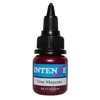Тату краска Intenze True Magenta 15мл USA
