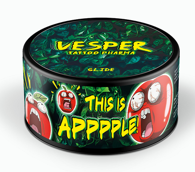 Вазелин для тату Vesper Tattoo Vaseline This Is Apple! 300мл UKR