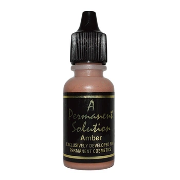 Краска для татуажа A Permanent Solution Amber 15 мл для тренировки на искусственной коже USA