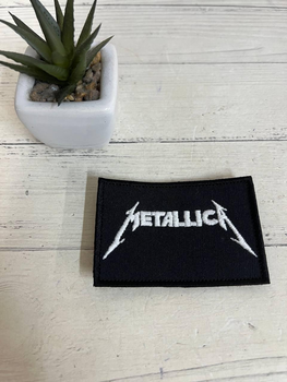 Шеврон Нашивка "Metallica" 90х60 мм