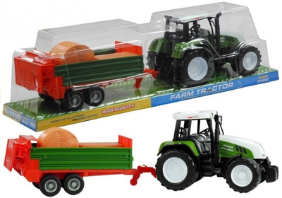 Traktor LEAN Toys z przyczepą i akcesoriami 65 cm (5904665997055)