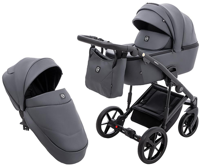 Коляска 2 в 1 Adamex Mobi Air Thermo New ECO SA-5 графит