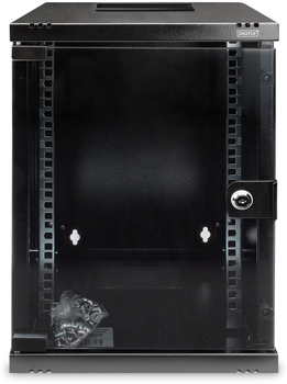 Шафа підвісна серверна Digitus Wall Mounting Cabinet 10" 9U 312x300 RAL 9005 (DN-10-09U-B)