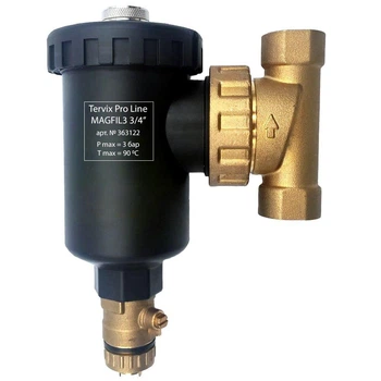 Магнитный проточный фильтр Tervix Pro Line MAGFIL3 3/4'' 363122