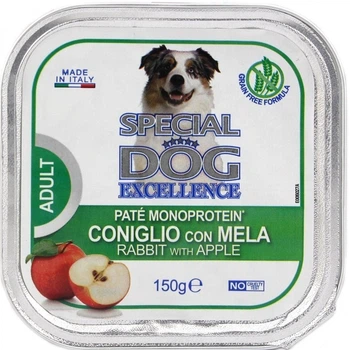 Консервированный корм Monge SDE Dog Fruit – влажный корм для собак, монопротеин, кролик с яблоками 150 г (70060271)