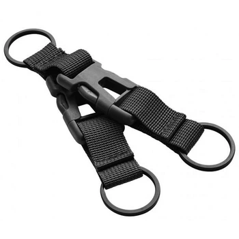 Брелок Munkees Detachable Key Fob black (3690-BK)
