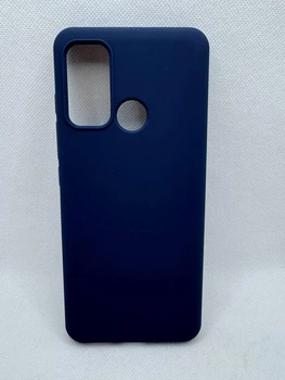 Чехол Silicone Cover Full для Motorola Moto G60 Синий