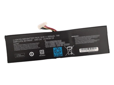 Аккумулятор для ноутбука Razer Blade Pro 17 2014, 2015, RZ09-0117, RZ09-0099, GMS-C40 5000mah 74Wh