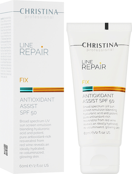 Лосьйон для обличчя Christina Line Repair Fix Antioxidant Assist SPF 50 антиоксидантний 60 мл (7290100368893)