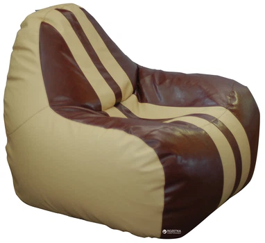 Кресло-Груша Примтекс Плюс Simba Sport H-2201/H-002 M Beige-Brown (ordf)
