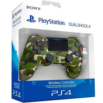 Беспроводной геймпад PlayStation DualShock 4 4 V2 Green Camouflage Зеленый джойстик камуфляж PS4