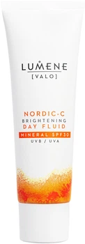 Дневной флюид для лица придающий сияние с минеральным фильтром Lumene Nordic-C Valo Brightening Day Fluid Mineral SPF 30 50ml (919138-848180-2)