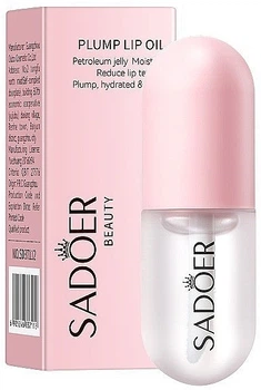 Поживний плампер для губ з ефектом збільшення - Sadoer Plump Lip Oil 4ml (4ml)