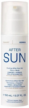 Охолоджуючий гель для обличчя та тіла після засмаги - Korres Yoghurt Cooling After Sun Gel Face & Body 150ml (1202066-206503183-2)