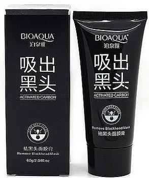Маска-пленка для лица с активированным углем - Bioaqua Remove Blackhead Mask 60g (1209295-1087932429-2)