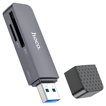 Картридер HOCO HB45 №3 Spirit 2в1 (USB 2.0) (00000011762)