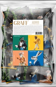 Чай Graff зелений байховий Асорті чайних смаківг 48пак-саше (4820279611181)