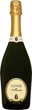 Вино ігристе Polini Cuvee brut millesimato біле брют 0.75 л 11% (8006063901157)