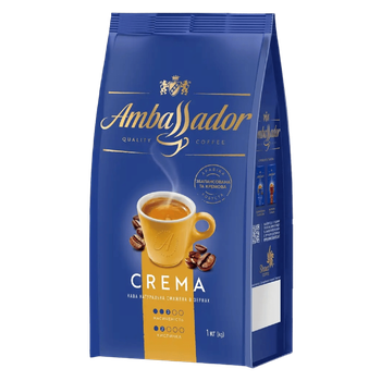Кава в зернах Ambassador Crema 1кг