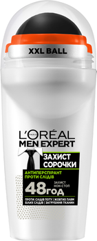 Шариковый Дезодорант-Антиперспирант L’Oréal Paris Men Expert Защита рубашки для мужчин 50 мл (3600523594085)