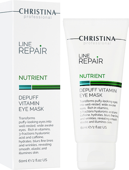 Маска для шкіри навколо очей Christina Line Repair Nutrient Depuff Vitamin зволожуюча 60 мл (7290100368695)