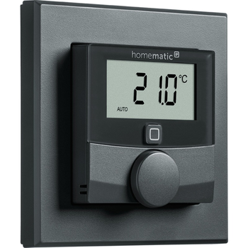 Termostat ścienny Homematic IP Smart Home HmIP-WTH-A Black (4047976598205)