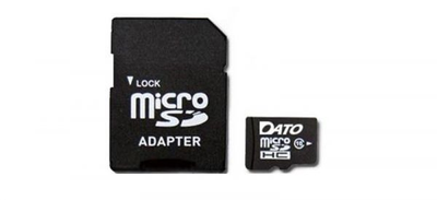 Карта пам'яті 8 gb microSDHC dato class 10 без адаптеру (dttf008guic10)