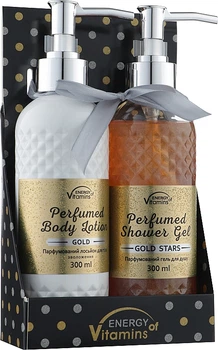 Подарочный набор - Energy of Vitamins Perfumed My Gold Stars (sh/gel/300ml + b/lot/300ml) (982580-22808)