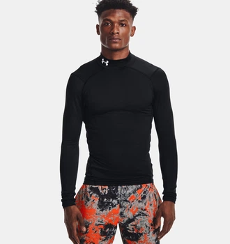 Компресійна Кофта з Комірцем Under Armour Men's ColdGear® Compression Mock(1366072-001) S Чорний