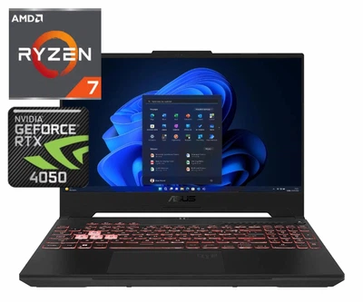 Ноутбук (2024) геймерський ASUS TUF Gaming A15 Ryzen 7 7435HS / 16GB / 1TB / RTX4050 / 15,6" 144Hz