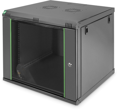 Серверна підвісна шафа DIGITUS Dynamic Basic Series 19" 9U 600x450 Black (DN-19 09-U-EC-SW)