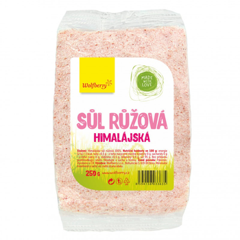 Гімалайський рожева сіль 1000 г - Wolfberry
