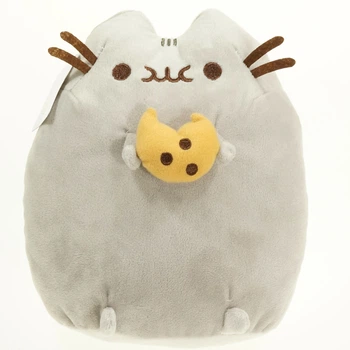 Игрушка Пушин кэт Pusheen cat с печеньем мягкая игрушка для детей (арт 12597)
