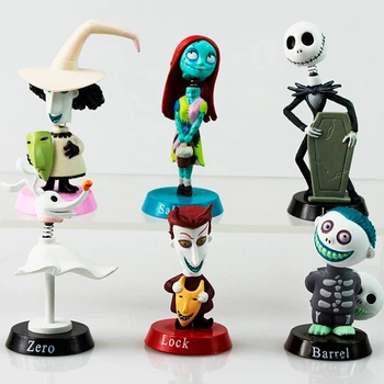Іграшка Фігурки Жах перед Різдвом (6 шт) - іграшки Nightmare Before Christmas для дітей (арт 10322)