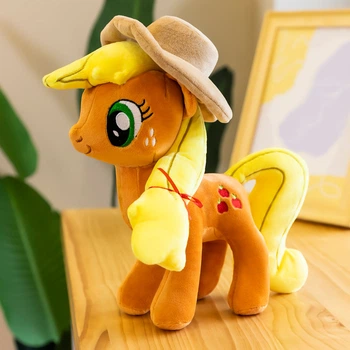 Игрушка Эплджек пони My Little Pony Мой маленький пони мягкая игрушка, 20 см для детей (арт 12494)