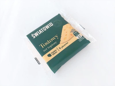 Сир тостовий вершковий Swiatowid Tostowy 130 грам 8 скибочок