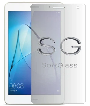 Бронепленка для HUAWEI MediaPad T3 7 BG2-U01 на экран износоустойчивая полиуретановая SoftGlass