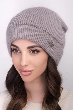 Шапка женская Flirt Касандра 54-57 Серый