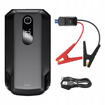 Автомобільний пуско-зарядний пристрій 20 000mAh 12V Baseus Super Energy Max Car Jump Starter бустер вбудований ліхтар CGNL020001 Black