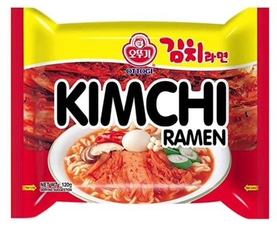 Лапша быстрого приготовления Ottogi Kimchi Ramen – корейская лапша с кисло-острым вкусом кимчи, 120 г