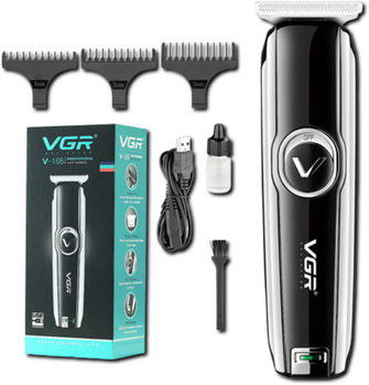 Професійна акумуляторна машинка для стрижки волосся та бороди XPRO VGR V-020 (40950-V-020_460)