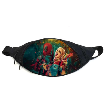 Сумка бананка Дедпул (GB - deadpool 07) Gear Bag чорна