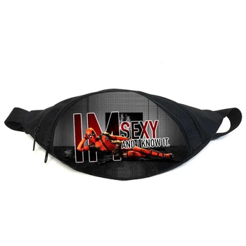 Сумка бананка Дедпул (GB - deadpool 017) Gear Bag чорна