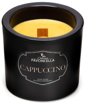 Соєва свічка Pavoncella Cappuccino Чорна 170 г (5905711530400)